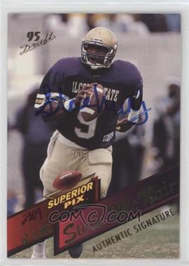 1995 Superior Pix - [Base] - Autographs #3 - Steve McNair /3000