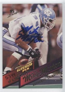 1995 Superior Pix - [Base] - Autographs #42 - Mike Morton /6500