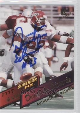 1995 Superior Pix - [Base] - Autographs #49 - Demetrius Edwards /6500