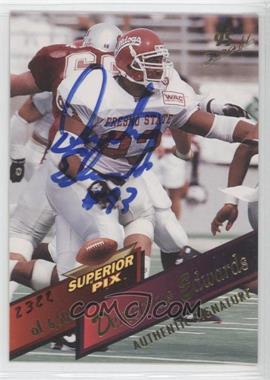 1995 Superior Pix - [Base] - Autographs #49 - Demetrius Edwards /6500