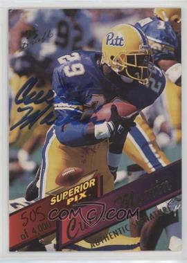 1995 Superior Pix - [Base] - Autographs #65 - Curtis Martin /4000