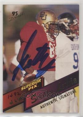 1995 Superior Pix - [Base] - Autographs #92 - Scotty Lewis /6500