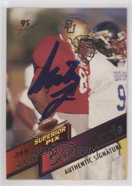 1995 Superior Pix - [Base] - Autographs #92 - Scotty Lewis /6500