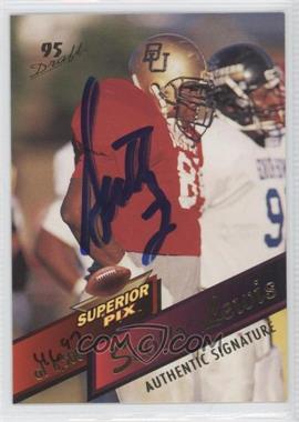 1995 Superior Pix - [Base] - Autographs #92 - Scotty Lewis /6500