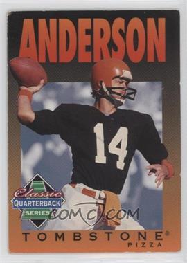 1995 Tombstone Pizza Classic Quarterback Series - [Base] #1 - Ken Anderson [EX to NM]