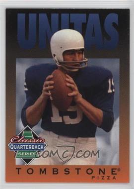 1995 Tombstone Pizza Classic Quarterback Series - [Base] #12 - Johnny Unitas