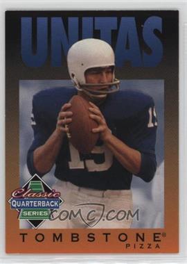 1995 Tombstone Pizza Classic Quarterback Series - [Base] #12 - Johnny Unitas