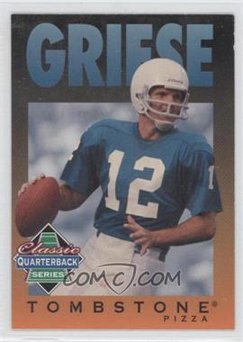 1995 Tombstone Pizza Classic Quarterback Series - [Base] #5 - Bob Griese