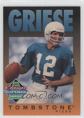 1995 Tombstone Pizza Classic Quarterback Series - [Base] #5 - Bob Griese