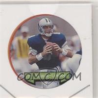 1995 Tombstone Pizza Milkcaps - [Base] - Punched Singles #14 - Troy Aikman