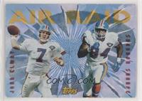 John Elway, Shannon Sharpe [EX to NM]