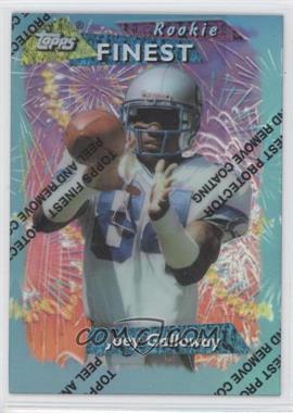 1995 Topps Finest - [Base] - Refractor #166 - Joey Galloway