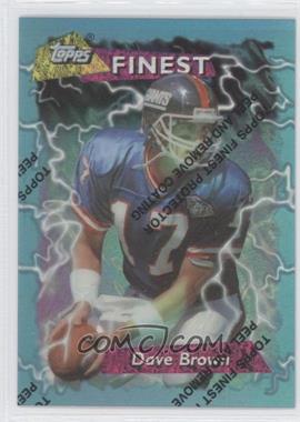 1995 Topps Finest - [Base] - Refractor #70 - Dave Brown