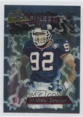 1995 Topps Finest - [Base] #91 - Michael Strahan [EX to NM]