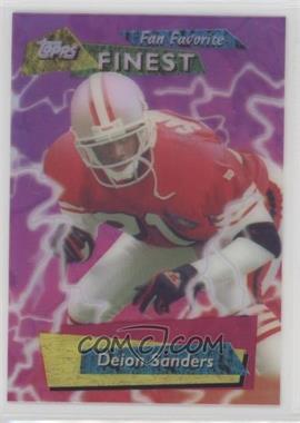 1995 Topps Finest - Fan Favorite #FF19 - Deion Sanders