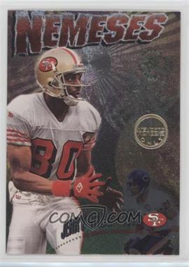 1995 Topps Stadium Club - Nemeses - Members Only #N10 - Jerry Rice, Donnell Woolford