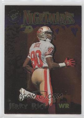 1995 Topps Stadium Club - Nightmares #NM5 - Jerry Rice