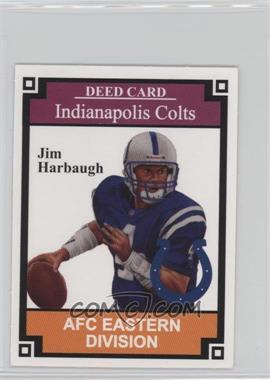 1995 USA Games NFL-opoly - Deed Cards #_JIHA - Jim Harbaugh