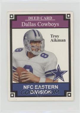 1995 USA Games NFL-opoly - Deed Cards #_TRAI - Troy Aikman [Poor to Fair]