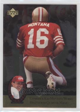1995 Upper Deck - Multi-Product Insert Joe Montana Trilogy #MT9 - Joe Montana