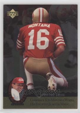 1995 Upper Deck - Multi-Product Insert Joe Montana Trilogy #MT9 - Joe Montana