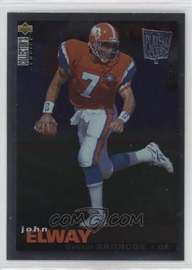1995 Upper Deck Collector's Choice - [Base] - Platinum Players Club #88 - John Elway