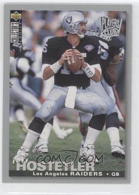 1995 Upper Deck Collector's Choice - [Base] - Players Club #118 - Jeff Hostetler