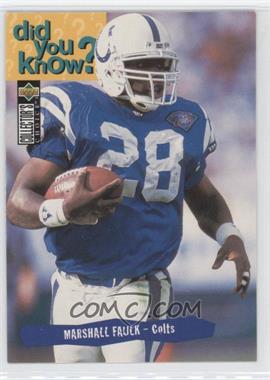 1995 Upper Deck Collector's Choice - [Base] #32 - Marshall Faulk