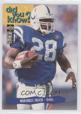 1995 Upper Deck Collector's Choice - [Base] #32 - Marshall Faulk