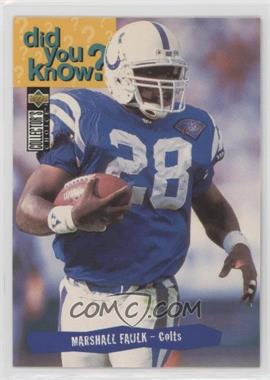 1995 Upper Deck Collector's Choice - [Base] #32 - Marshall Faulk