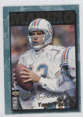 1995 Upper Deck Collector's Choice - Marino Chronicles #DM 7 - Dan Marino