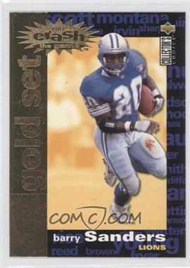 1995 Upper Deck Collector's Choice - You Crash the Game Prizes - Gold Set #C14 - Barry Sanders