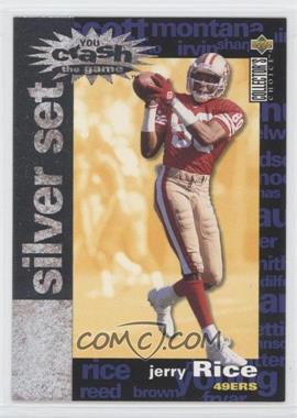 1995 Upper Deck Collector's Choice - You Crash the Game Prizes - Silver Set #C22 - Jerry Rice