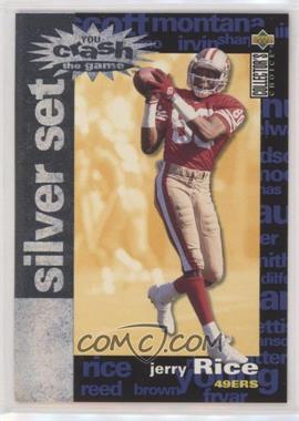 1995 Upper Deck Collector's Choice - You Crash the Game Prizes - Silver Set #C22 - Jerry Rice
