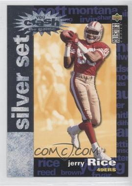 1995 Upper Deck Collector's Choice - You Crash the Game Prizes - Silver Set #C22 - Jerry Rice