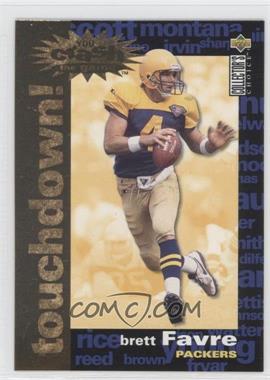 1995 Upper Deck Collector's Choice - You Crash the Game Prizes - Touchdown! Gold #C6 - Brett Favre