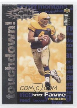 1995 Upper Deck Collector's Choice - You Crash the Game Prizes - Touchdown! Silver #C6 - Brett Favre