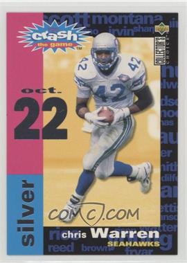 1995 Upper Deck Collector's Choice - You Crash the Game Redemptions - Silver #C11.1 - Chris Warren (Oct. 22)