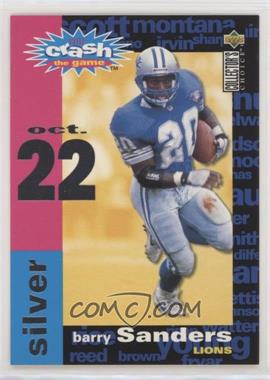 1995 Upper Deck Collector's Choice - You Crash the Game Redemptions - Silver #C14.2 - Barry Sanders (Oct 22)