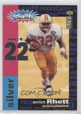 1995 Upper Deck Collector's Choice - You Crash the Game Redemptions - Silver #C20.2 - Errict Rhett (Oct 22)