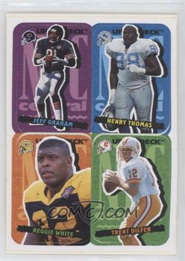 1995 Upper Deck Collector's Choice Update - Stick-Ums #42 - Jeff Graham, Henry Thomas, Reggie White, Trent Dilfer [EX to NM]