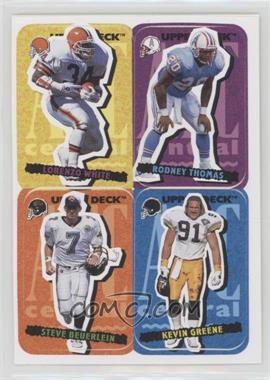 1995 Upper Deck Collector's Choice Update - Stick-Ums #75 - Lorenzo White, Rodney Thomas, Kevin Greene, Steve Beuerlein