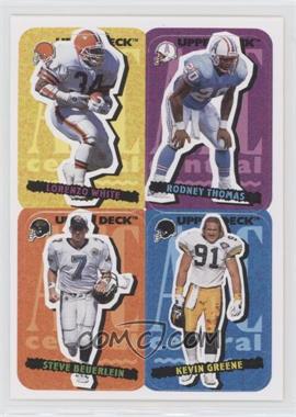 1995 Upper Deck Collector's Choice Update - Stick-Ums #75 - Lorenzo White, Rodney Thomas, Kevin Greene, Steve Beuerlein