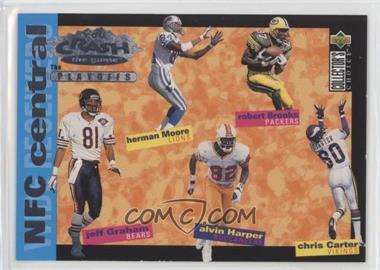 1995 Upper Deck Collector's Choice Update - You Crash the Game The Playoffs #CP11 - Herman Moore, Robert Brooks, Jeff Graham, Alvin Harper, Cris Carter