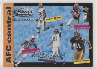 1995 Upper Deck Collector's Choice Update - You Crash the Game The Playoffs #CP14 - Andre Rison, Darnay Scott, Haywood Jeffires, Desmond Howard, Charles Johnson