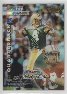 1996 Bowman's Best - Mirror Image - Atomic Refractor #2 - Brett Favre, Elvis Grbac, John Elway, Drew Bledsoe