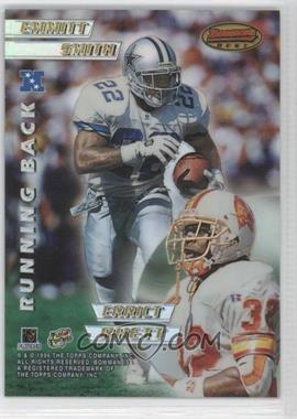 1996 Bowman's Best - Mirror Image - Refractor #4 - Emmitt Smith, Errict Rhett, Chris Warren, Curtis Martin