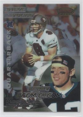 1996 Bowman's Best - Mirror Image #1 - Steve Young, Kerry Collins, Dan Marino, Mark Brunell