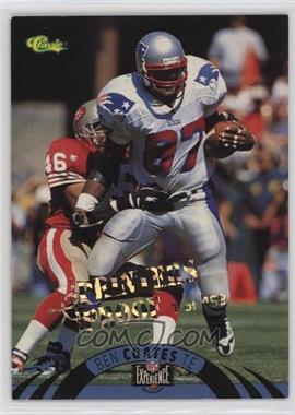 1996 Classic NFL Experience - [Base] - Printers Proof #40 - Ben Coates /499