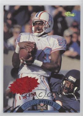 1996 Classic NFL Experience - [Base] - Red Super Bowl XXX #58 - Haywood Jeffires /150